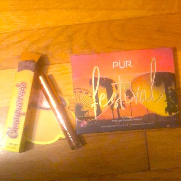 Duo Glamlite Lipgloss & Pür Festival Limited Edition Palette, sealed (AB1) - Picture 1 of 7